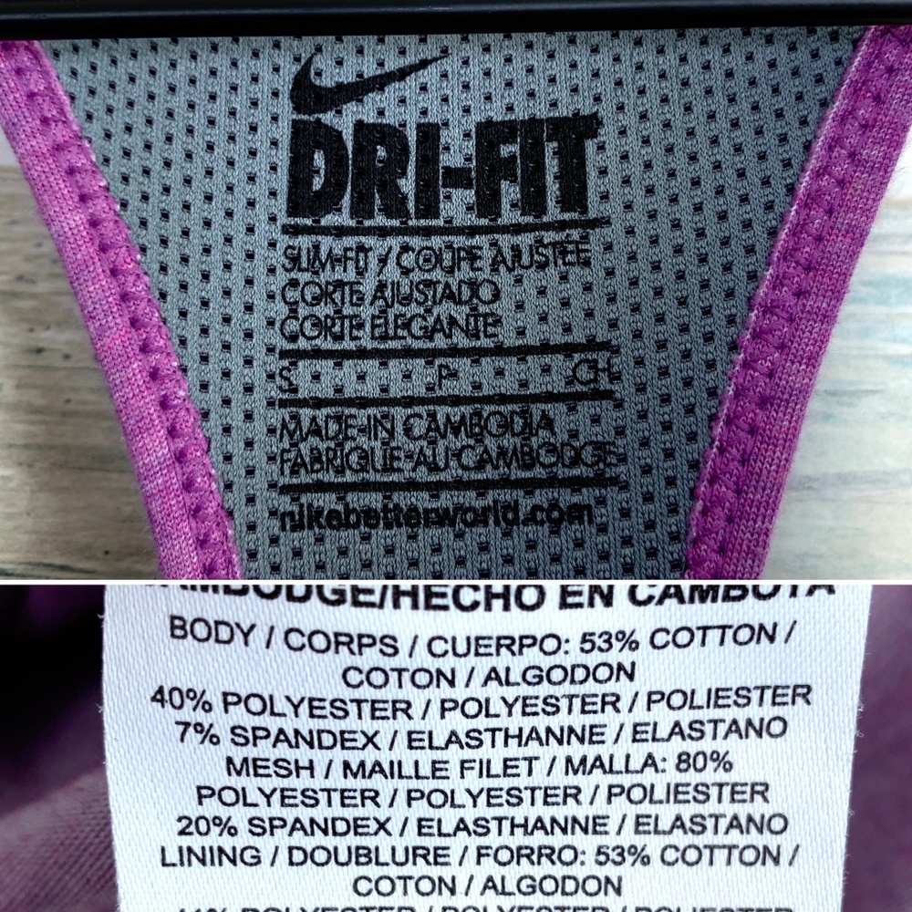 SOLD Racerback Running Tank Purple Nike Dri Fit - Picture 7 of 7